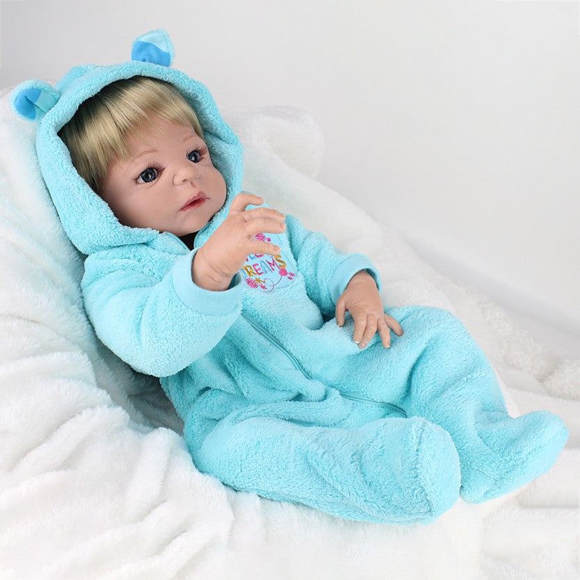 22" Lifelike Reborn Dolls Waterproof Baby Doll Full Body Silicone Vinyl Boy/Girl
