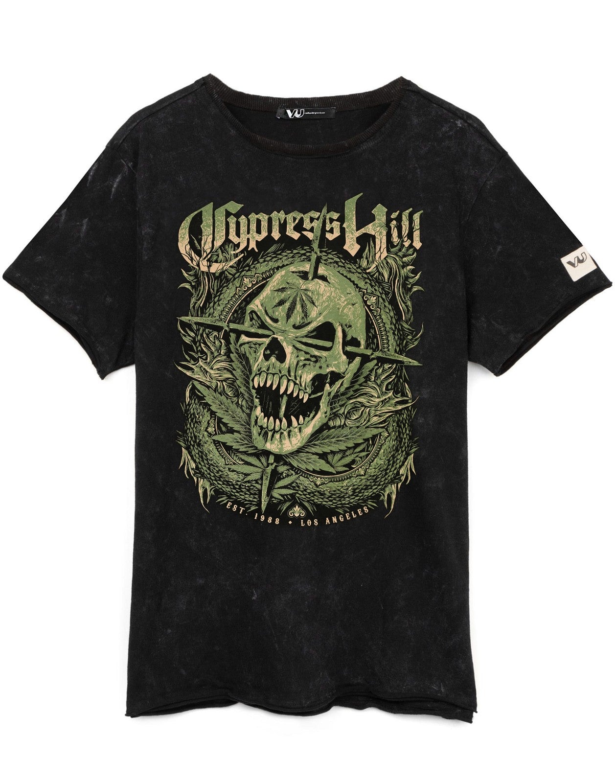 Cypress Hill Short Sleeved T-Shirt | Mens Black | Official Merch