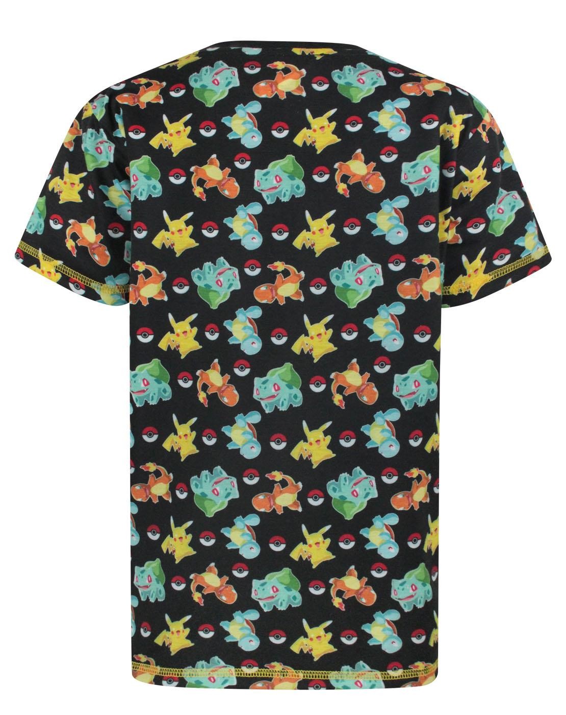 Pokemon Short Sleeved T-Shirt | Boys Black | Official Merch