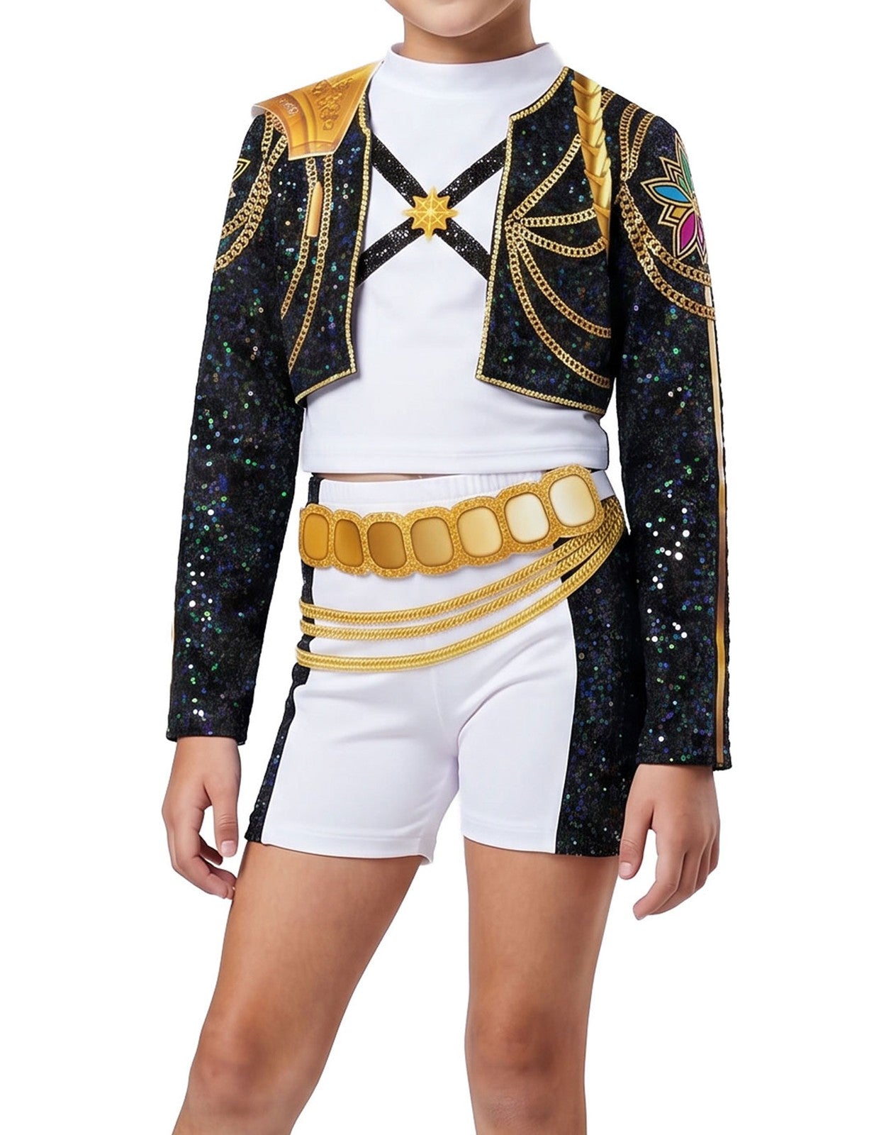 KPop Demon Hunters 2 Piece Costume | Girls Multicoloured | Official Merch