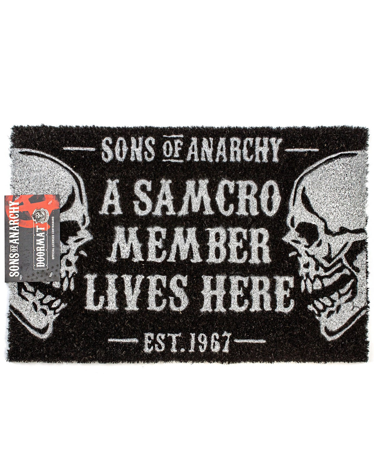 Sons of Anarchy Coir Door Mat | Unisex Black | Official Merch