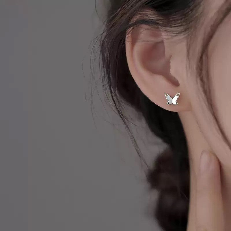 925 Sterling Silver Beautiful Butterfly Stud Earrings Jewellery Women Gift UK