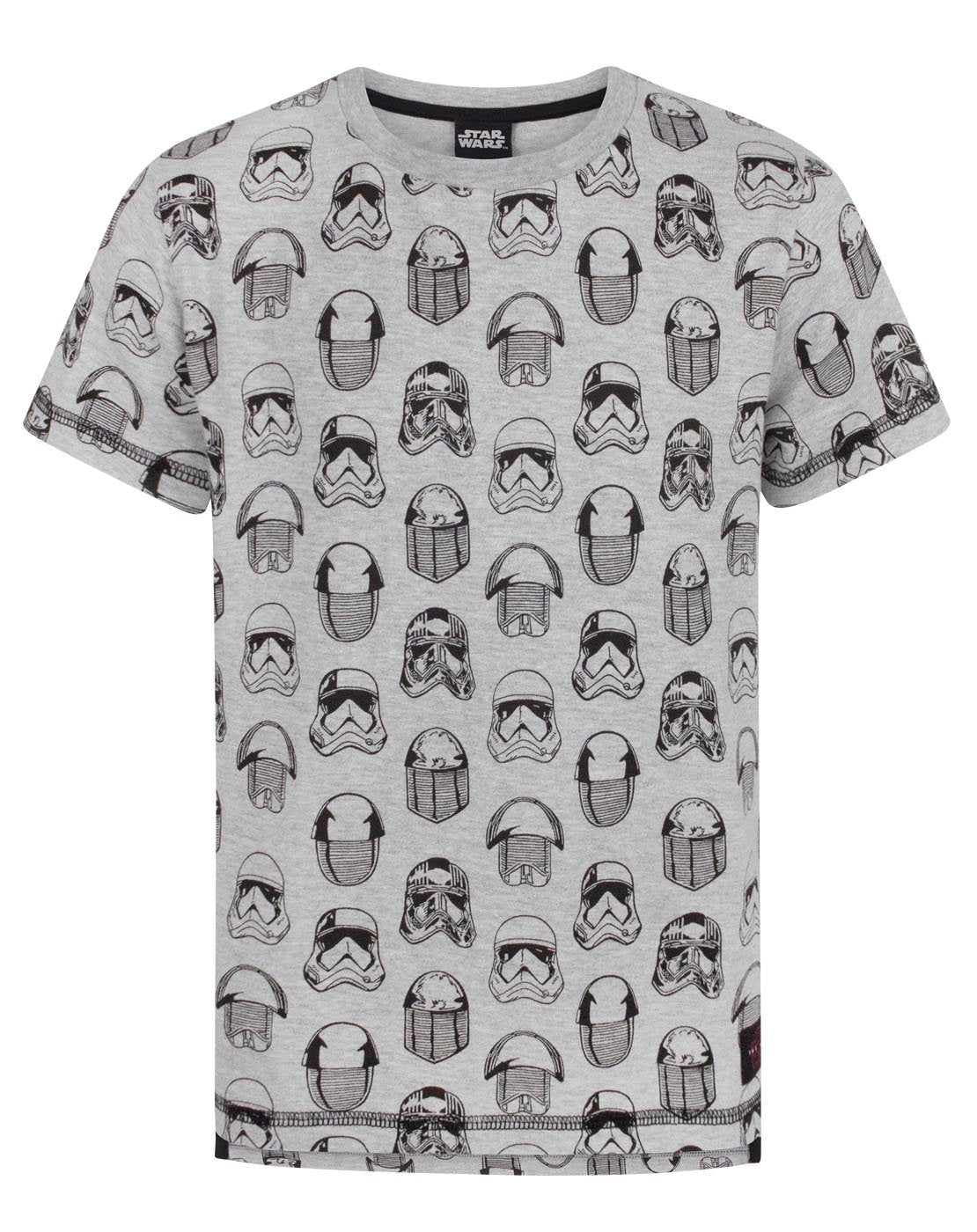 Star Wars Short Sleeved T-Shirt | Boys Grey | Official Merch