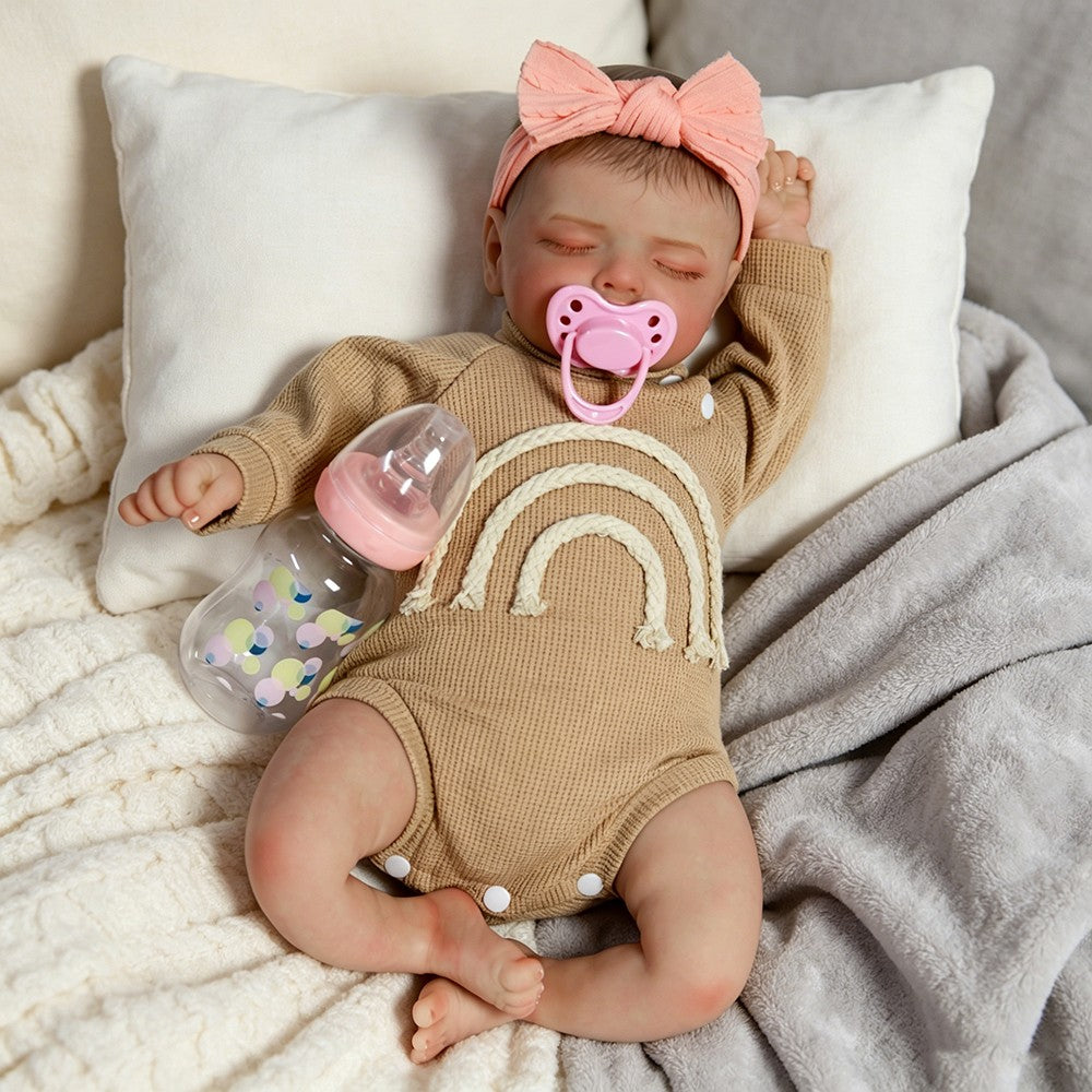 Lifelike Reborn Baby Dolls Vinyl Silicone Newborn Girl Realistic Doll Xmas Gift