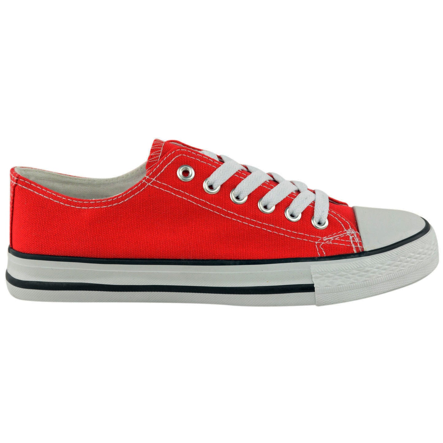 WOMENS SHOES LADIES LACE UP PLIMSOLLS PUMPS SNEAKERS TRAINERS SKATERS PLIMSOLES