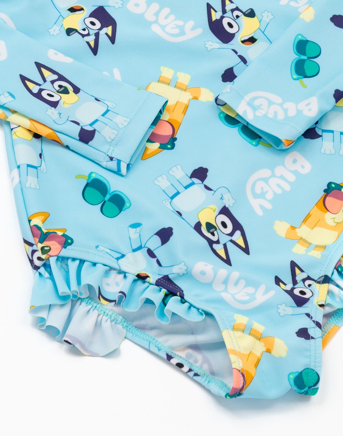 Bluey 1 Piece Swimming Costume | Girls Blue | Official Merch