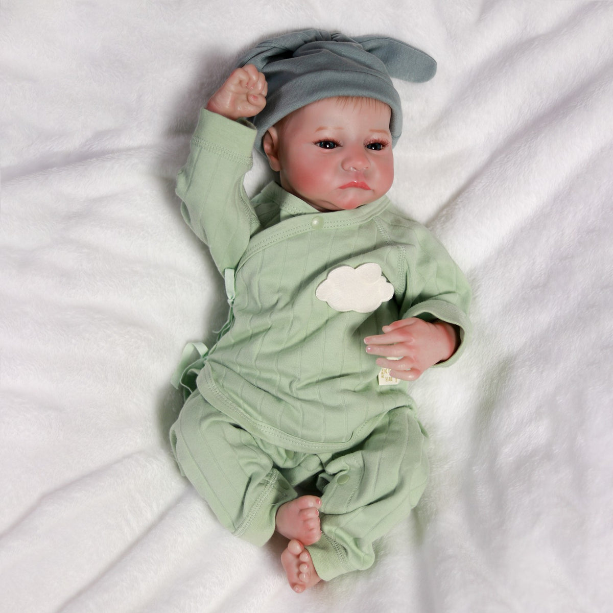 18" Reborn Dolls Twins Full Body Vinyl Silicone Lifelike Newborn Baby Boy Girl