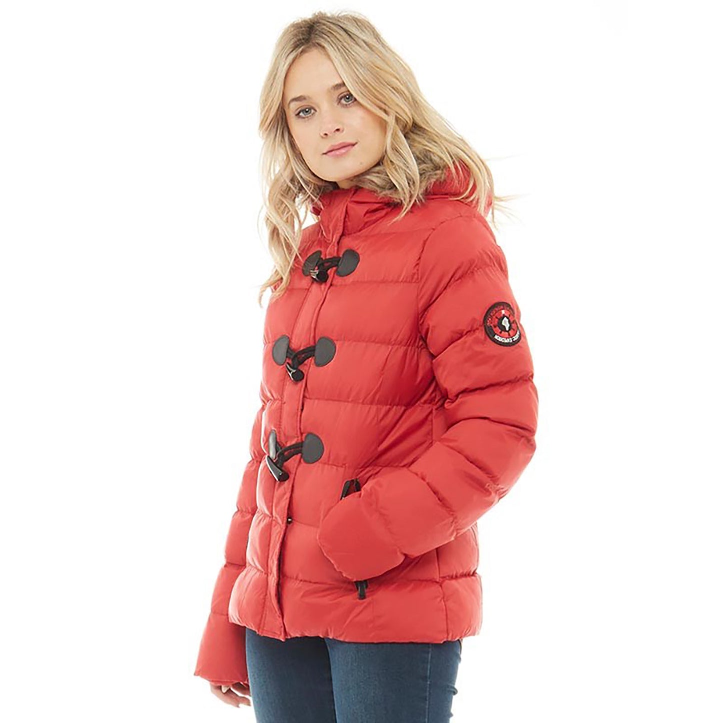LADIES PUFFER JACKET WOMENS PADDED PUFFA FUR HOODED QUILTED BUBBLE PARKA COAT