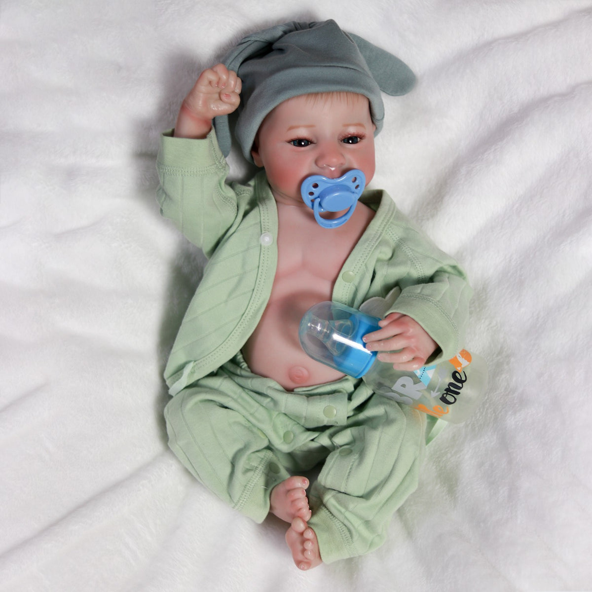 Realistic Reborn Dolls Twins Newborn Baby Boy Vinyl Silicone Lifelike Babies Toy
