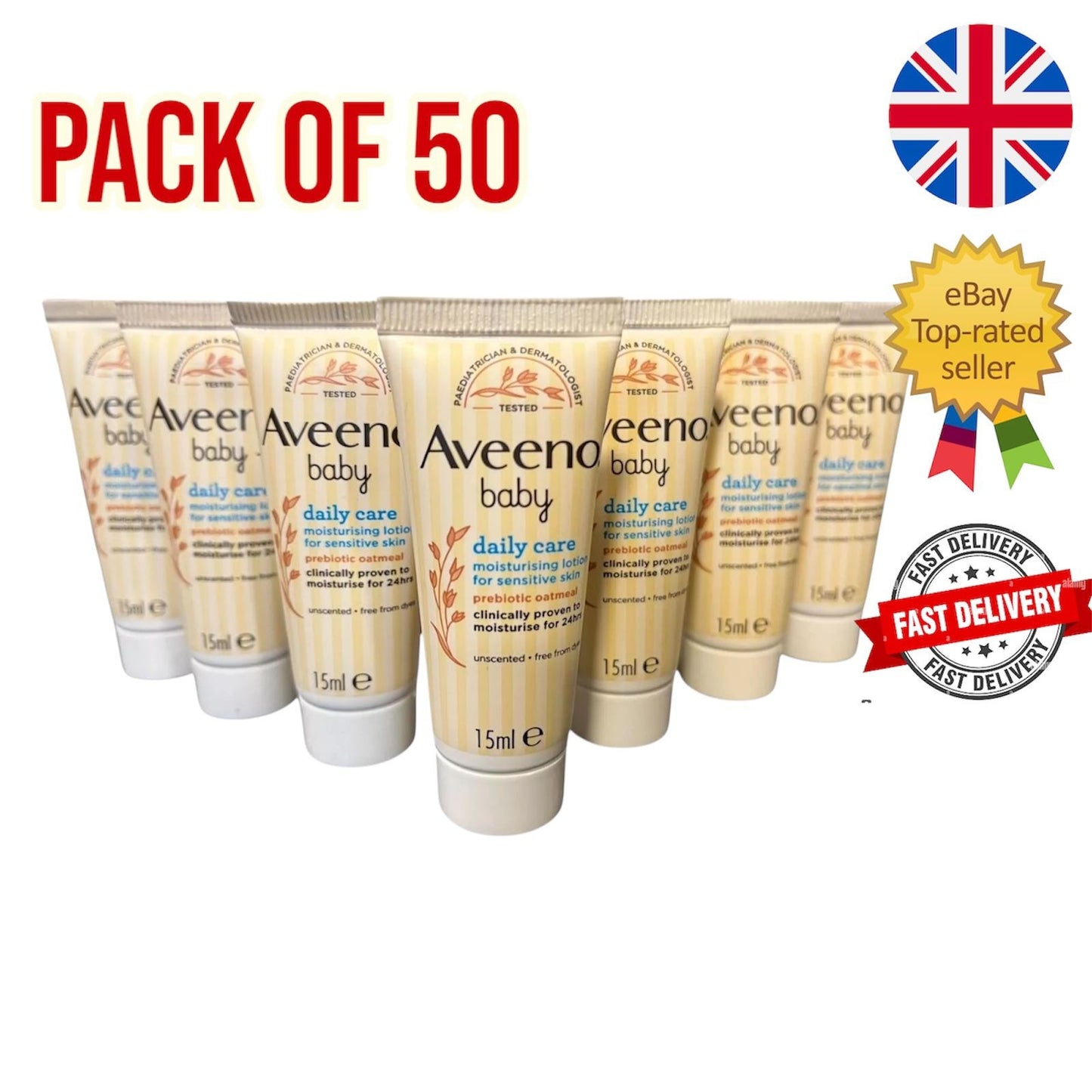Aveeno Baby Daily Care Moisturising Lotion 15ml Multipack Travel Bulk Bundle