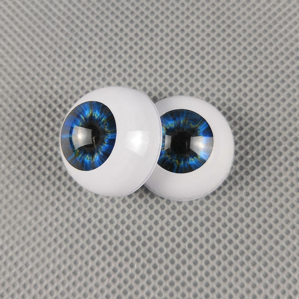 10 Pairs Half Round Acrylic Eyes Eyeballs for Reborn Baby Dolls Kit DIY Repair