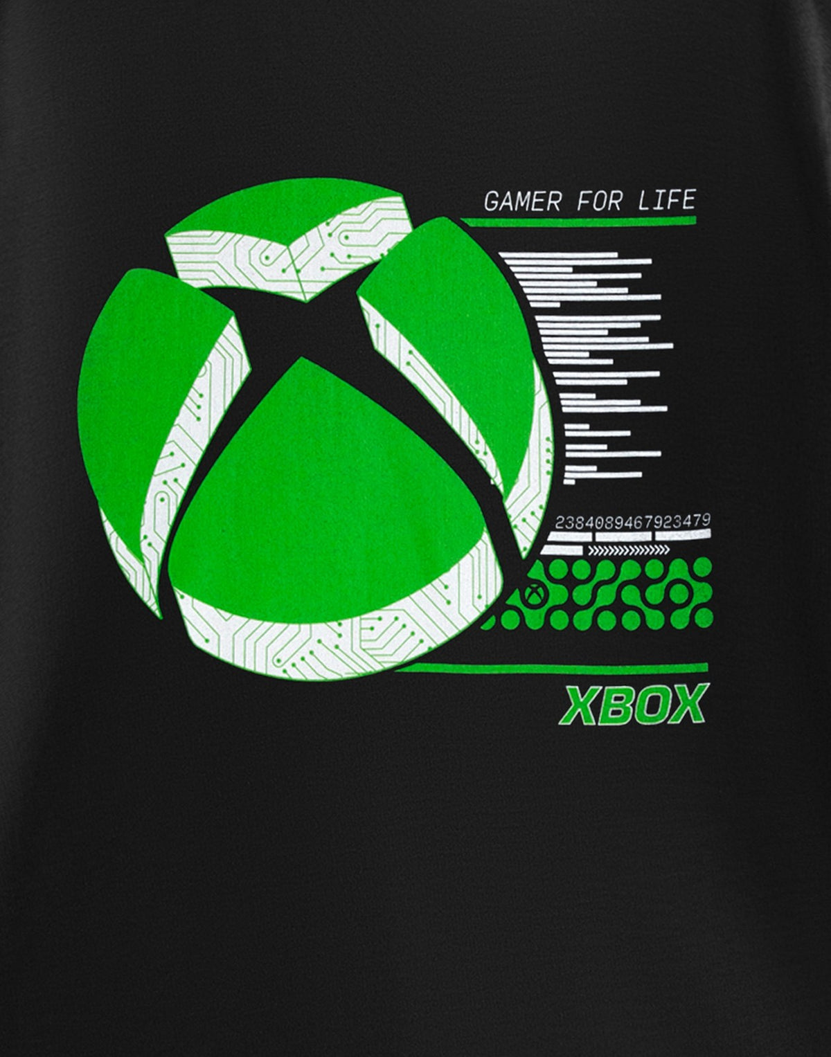 Xbox Short Sleeved T-Shirt | Boys Black | Official Merch