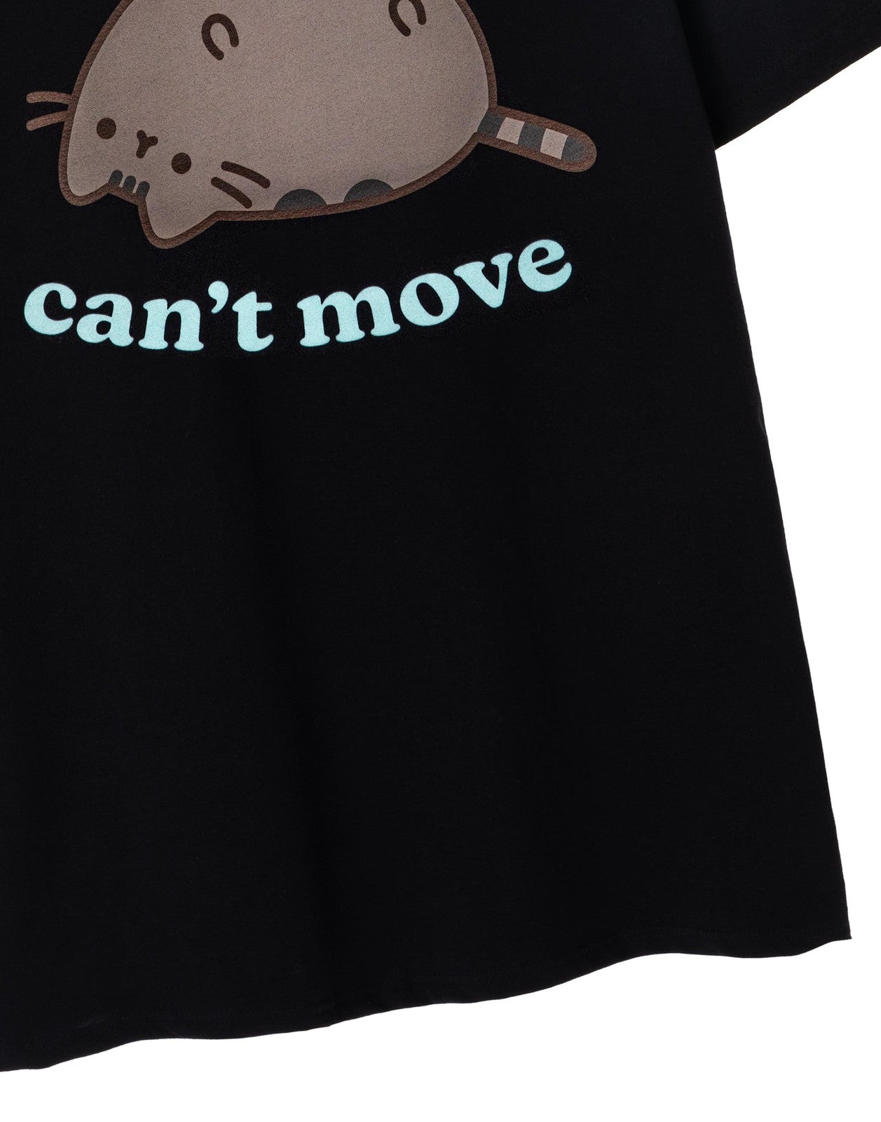 Pusheen Short Sleeved T-Shirt | Womens Black | Official Merch