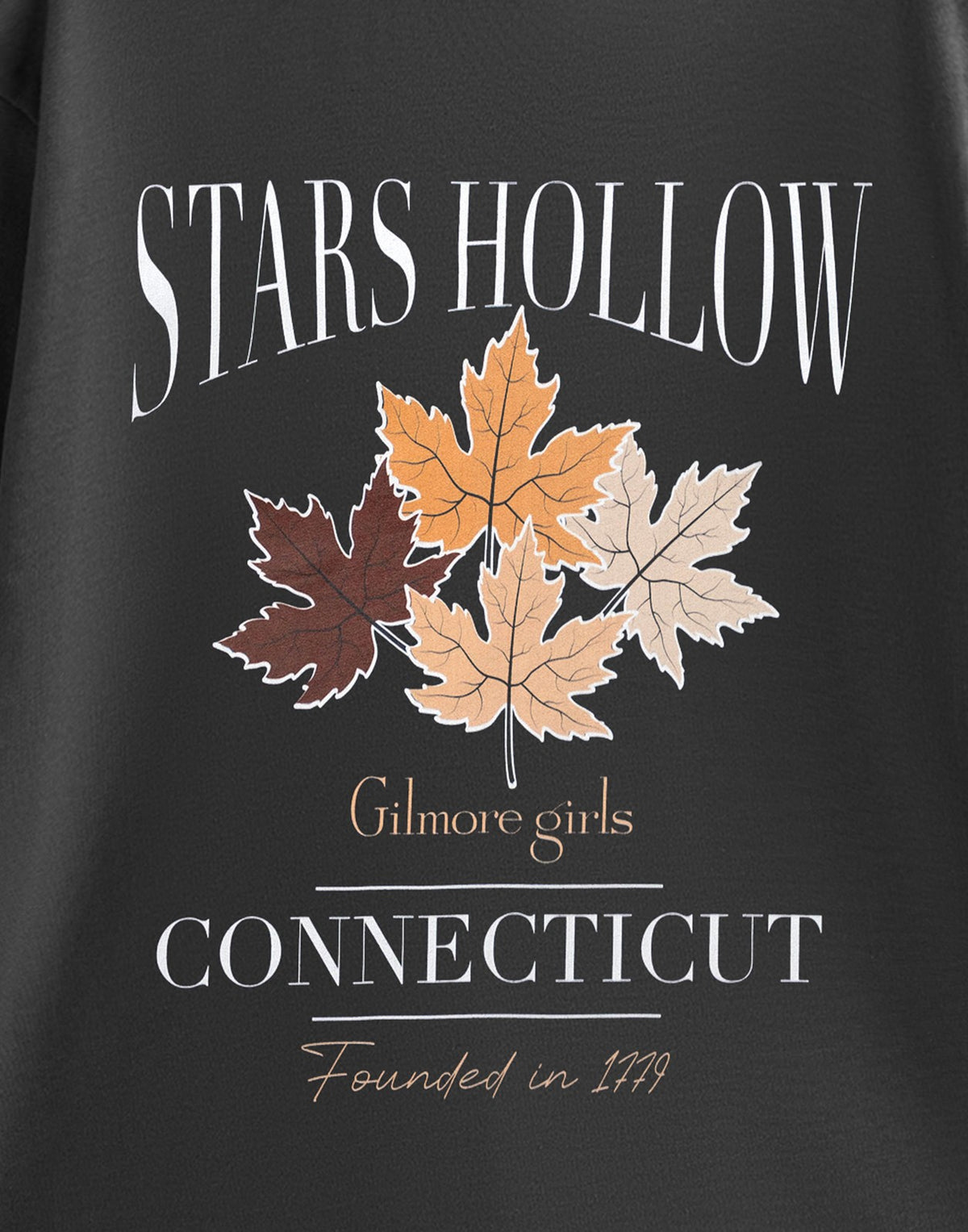 Gilmore Girls Short Sleeved T-Shirt | Womens Charcoal | Official Merch
