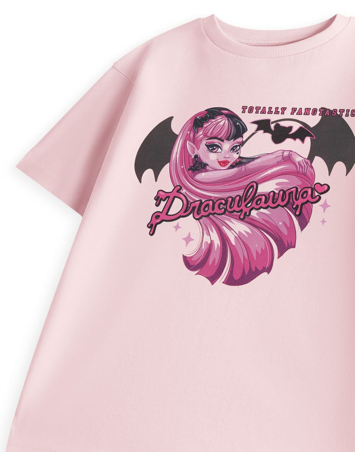 Monster High Short Sleeved T-Shirt | Girls Pink | Official Merch