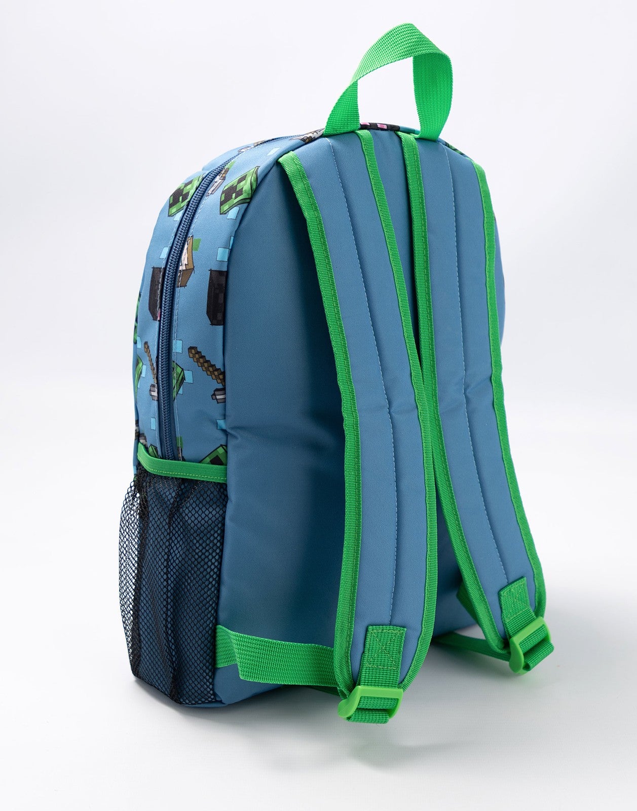 Minecraft Backpack | Unisex Kids Blue Gaming | Official Merch