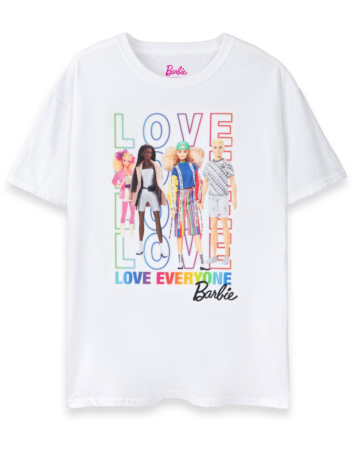 Barbie Short Sleeved T-Shirt | Womens White | Official Merch