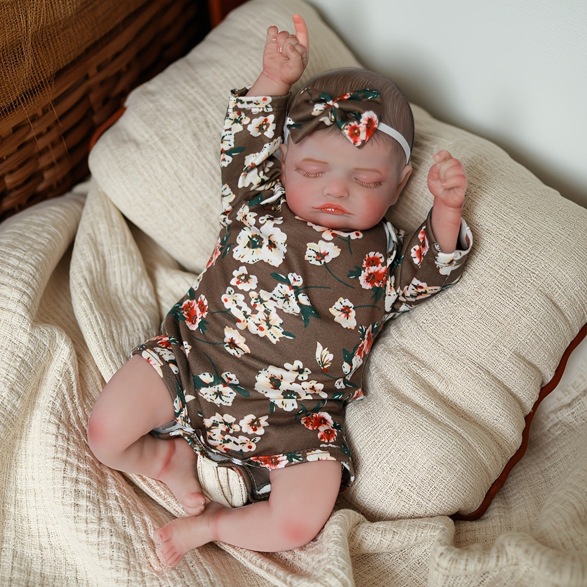Reborn Baby Dolls Vinyl Silicone Realistic Handmade Newborn Girl Doll Xmas Gift