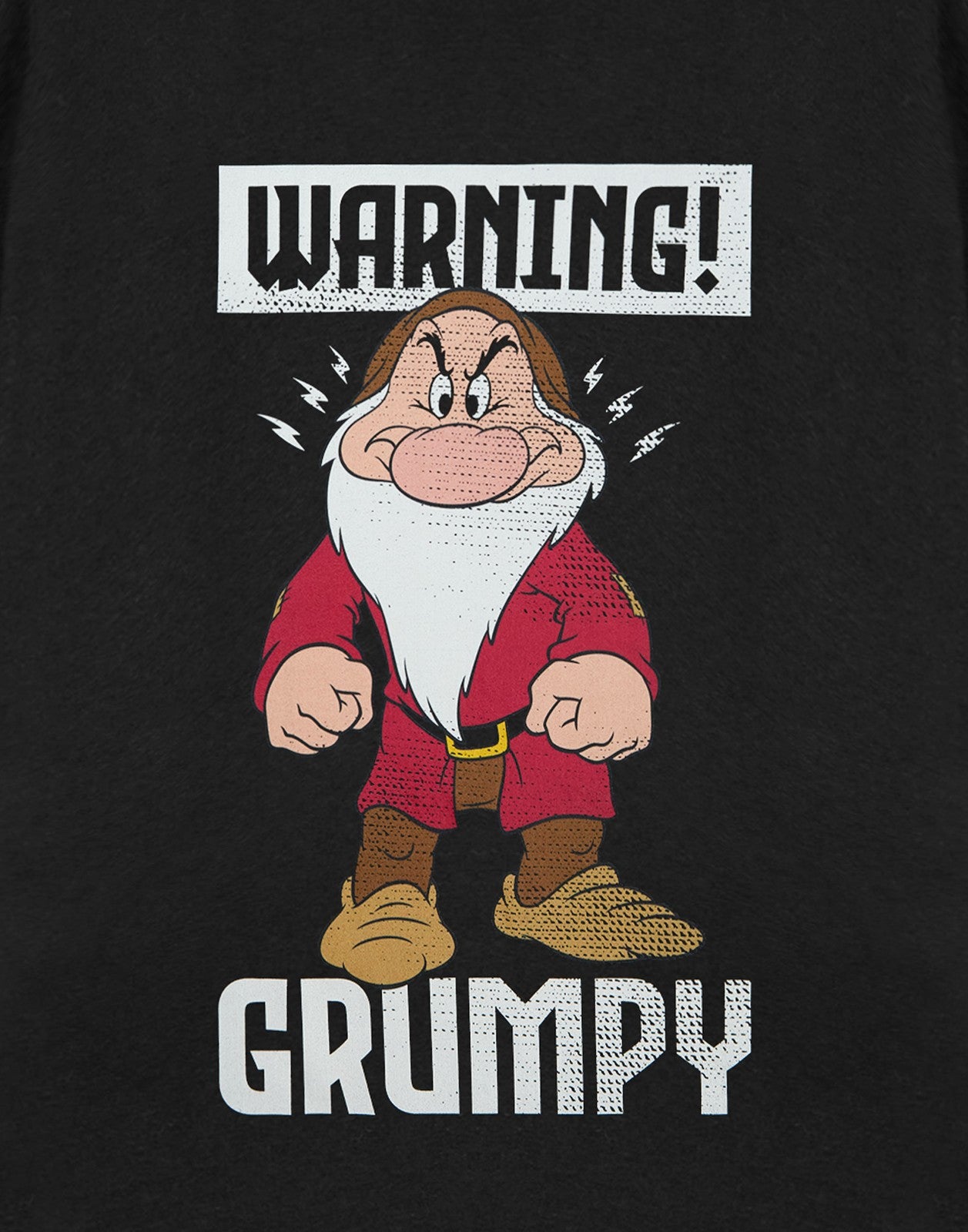 Disney Short Sleeved T-Shirt | Mens Black | Official Merch