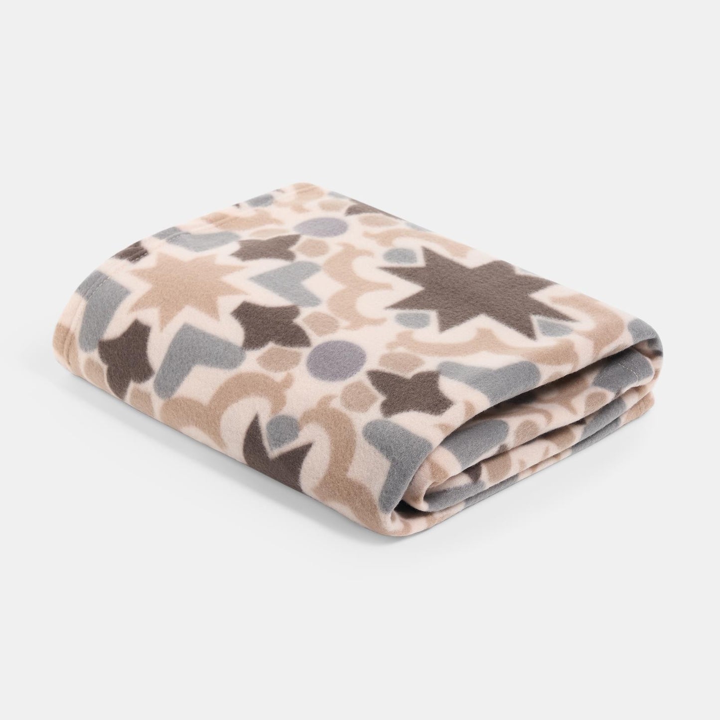 OHS Tiles Print Throw Soft Blanket Polar Fleece Lightweight Bedspread