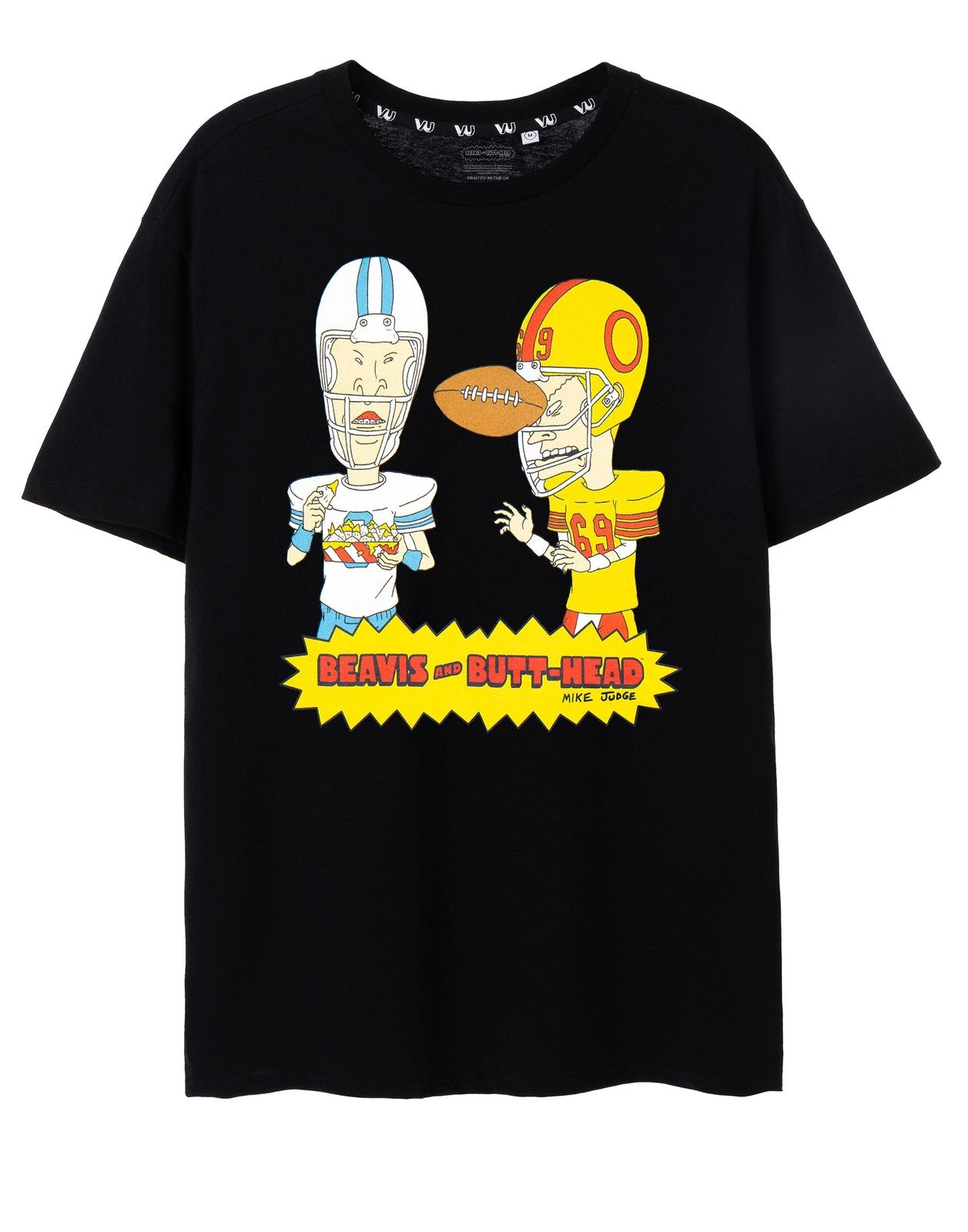 Beavis And Butthead Short Sleeved T-Shirt | Mens Black | Official Merch