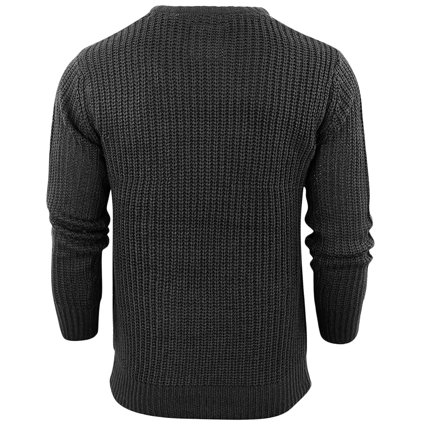 BRAVE SOUL CREW NECK JUMPERS MENS CLASSIC CASUAL KNITTED PULLOVER WINTER SWEATER