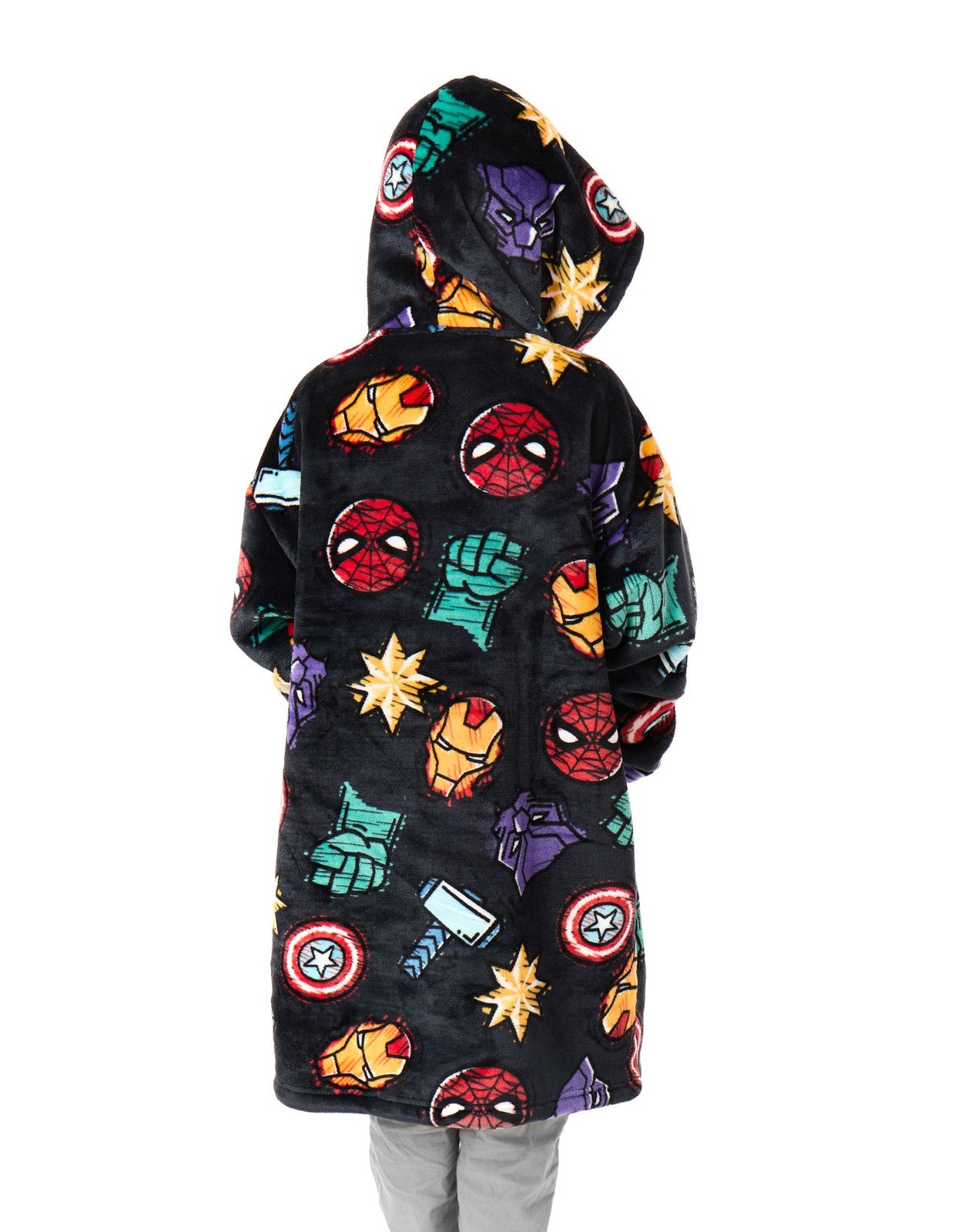 Marvel Blanket Hoodie | Boys Multicoloured | Official Merch