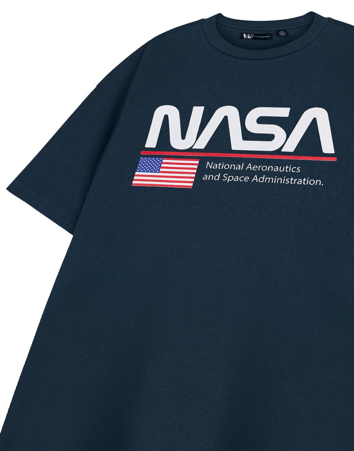 NASA Short Sleeved T-Shirt | Unisex Navy | Official Merch