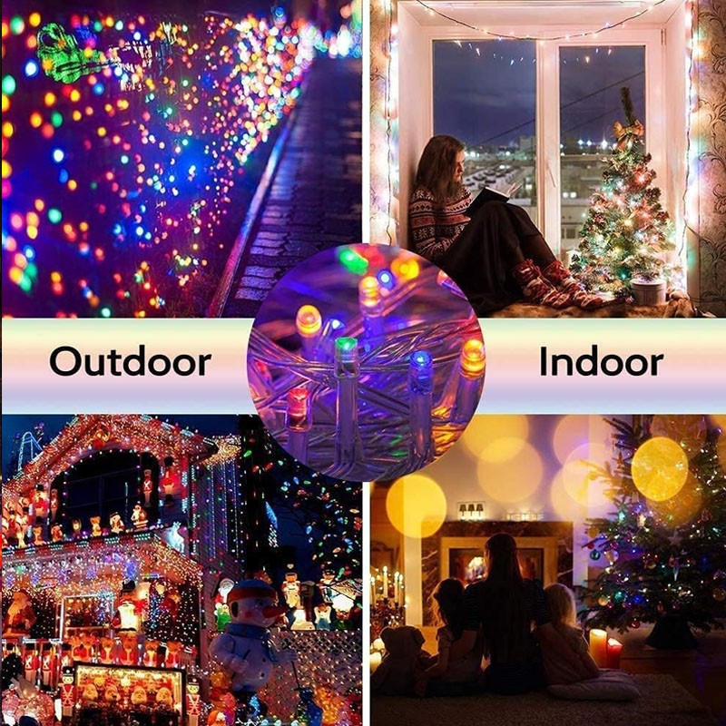 CHRISTMAS LED WHITE SNOWING ICICLE BRIGHT PARTY WEDDING XMAS OUTDOOR LIGHTS