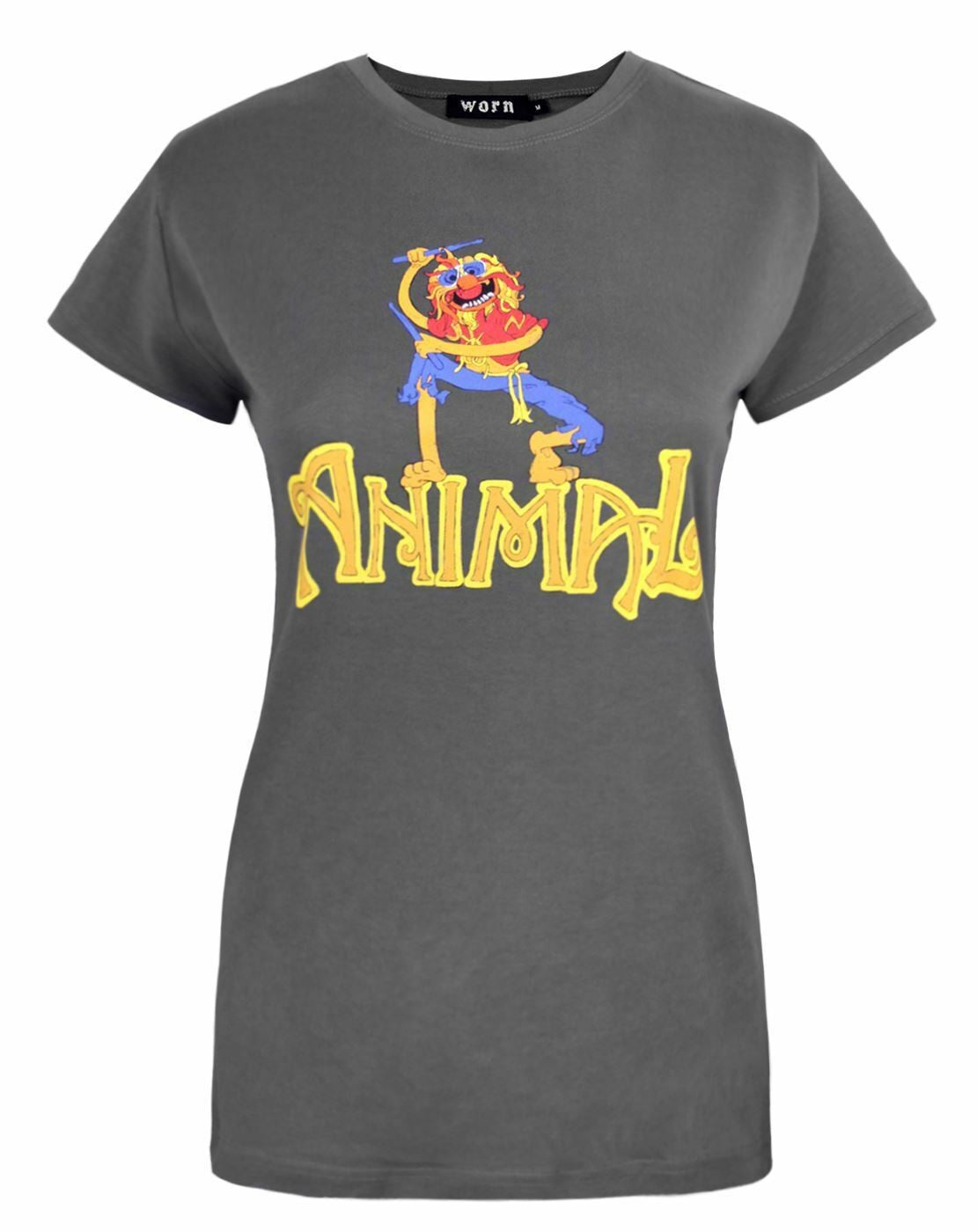 The Muppets Short Sleeved T-Shirt | Womens Charcoal | Official Merch