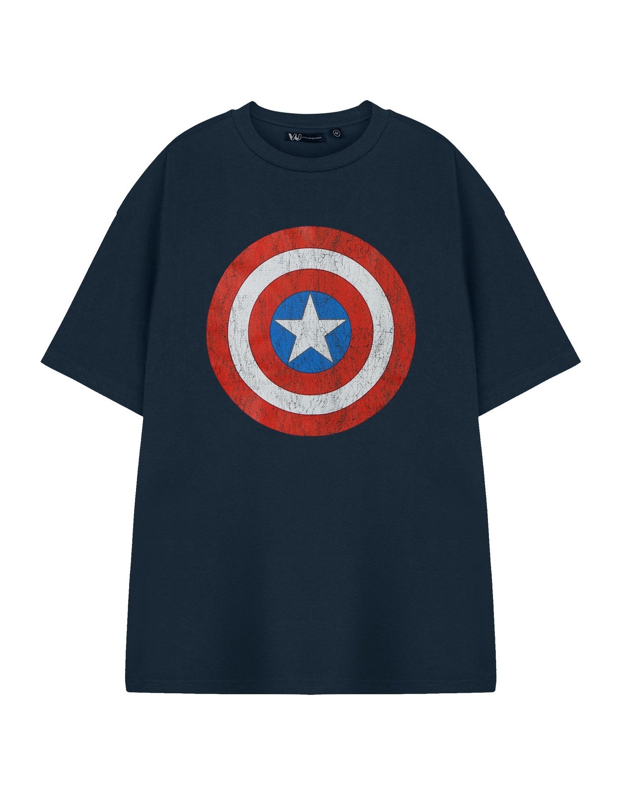 Marvel Short Sleeved T-Shirt | Mens Navy | Official Merch
