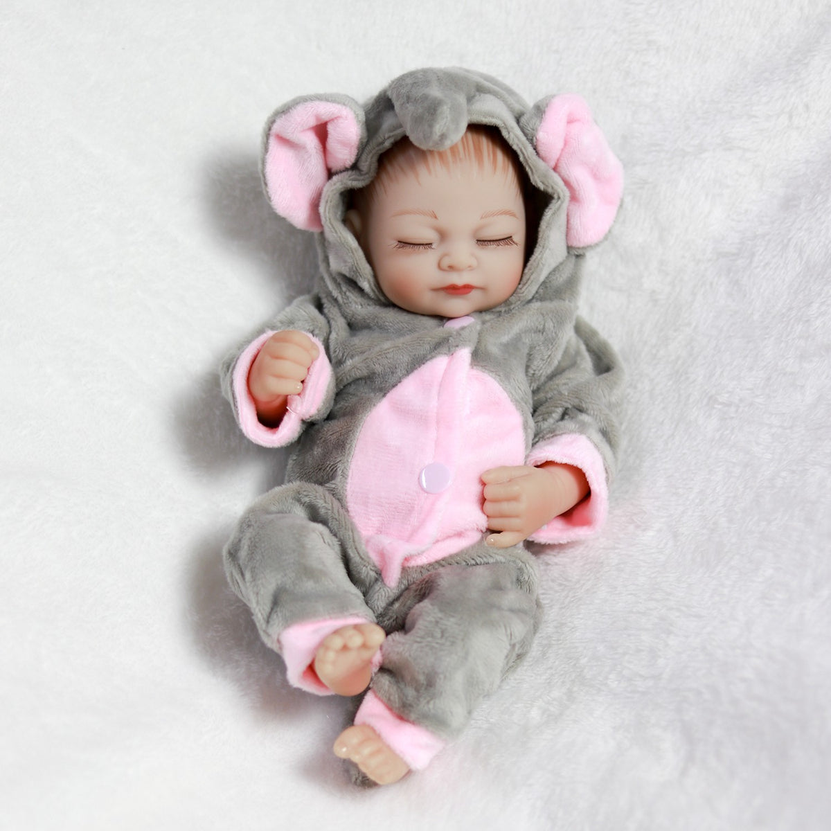 Lifelike Mini Reborn Baby Dolls Full Body Vinyl Silicone Newborn Preemie Girl UK