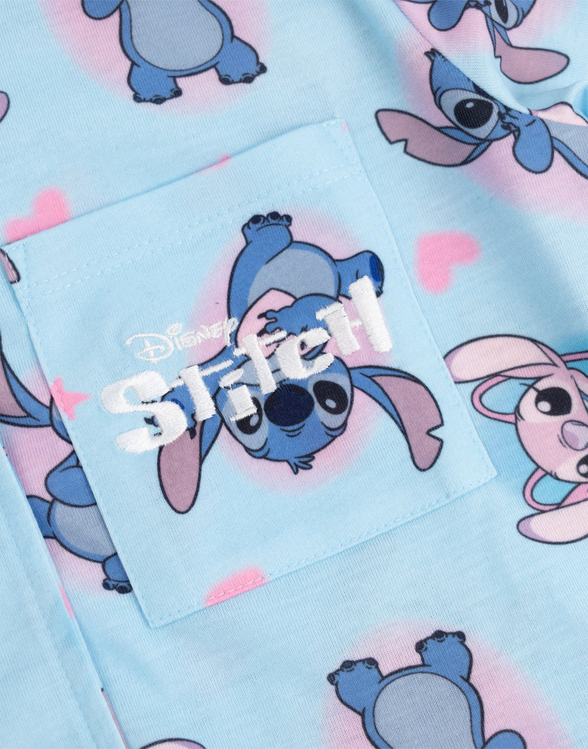 Disney Long Sleeve Long Leg Pyjama Set | Girls Blue | Official Merch