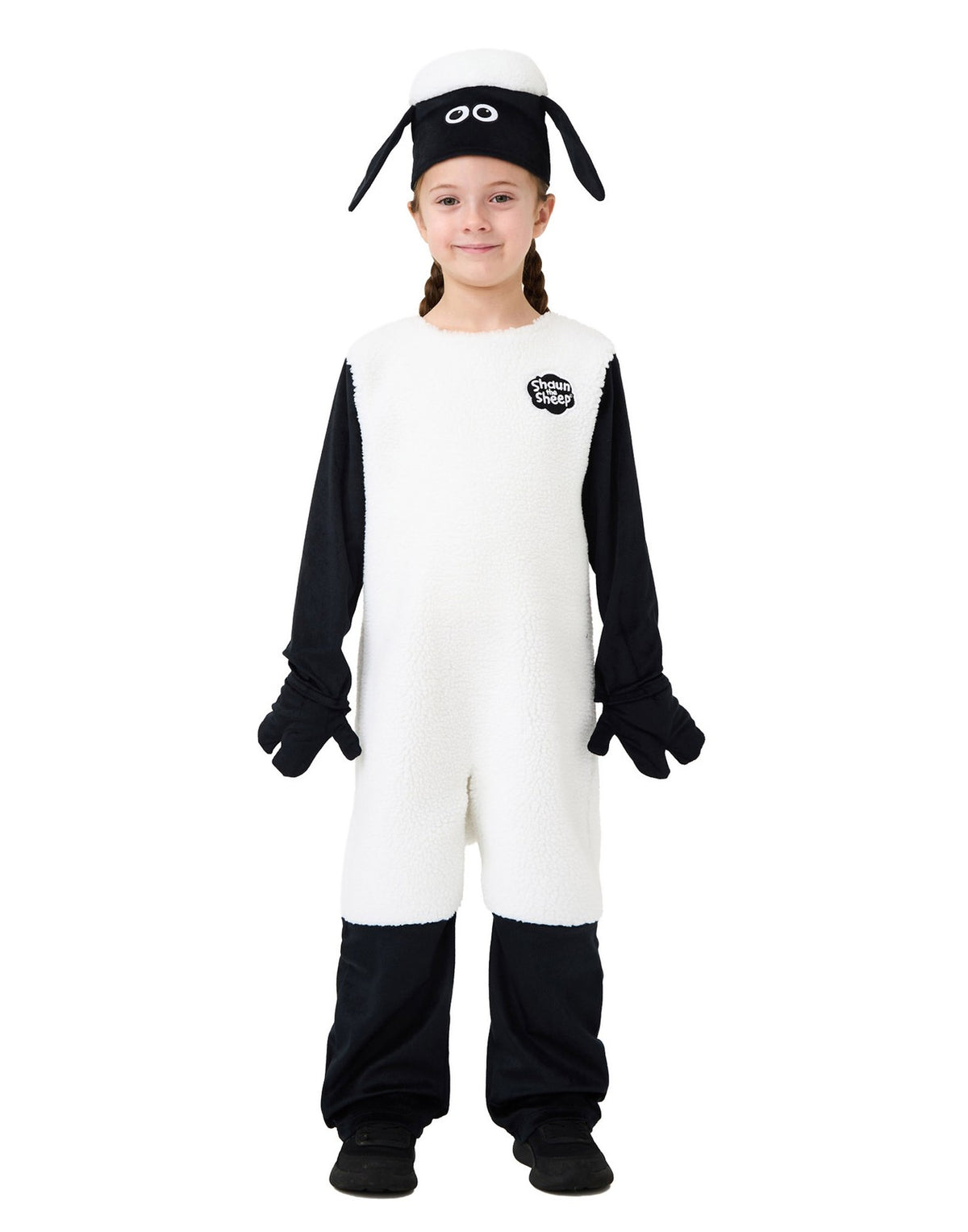 Shaun The Sheep 2 Piece Costume | Unisex Kids White | Official Merch