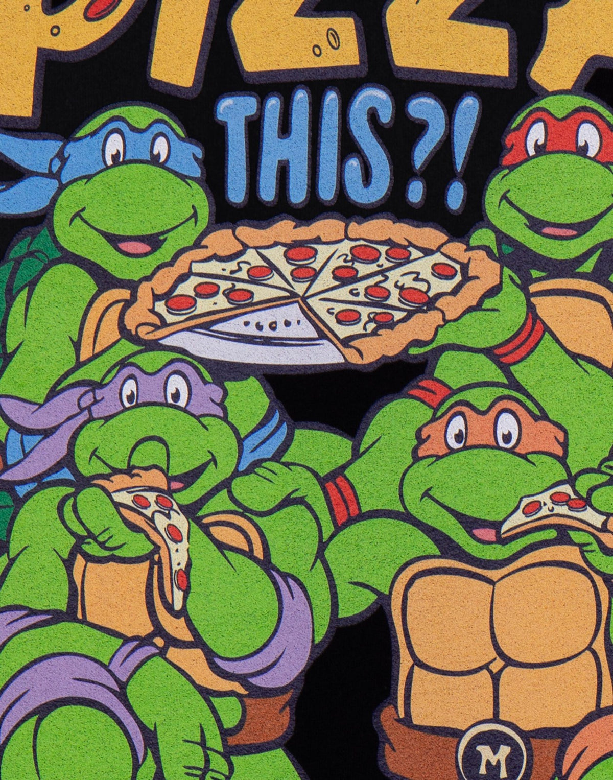 Teenage Mutant Ninja Turtles Short Sleeved T-Shirt | Mens Black | Official Merch