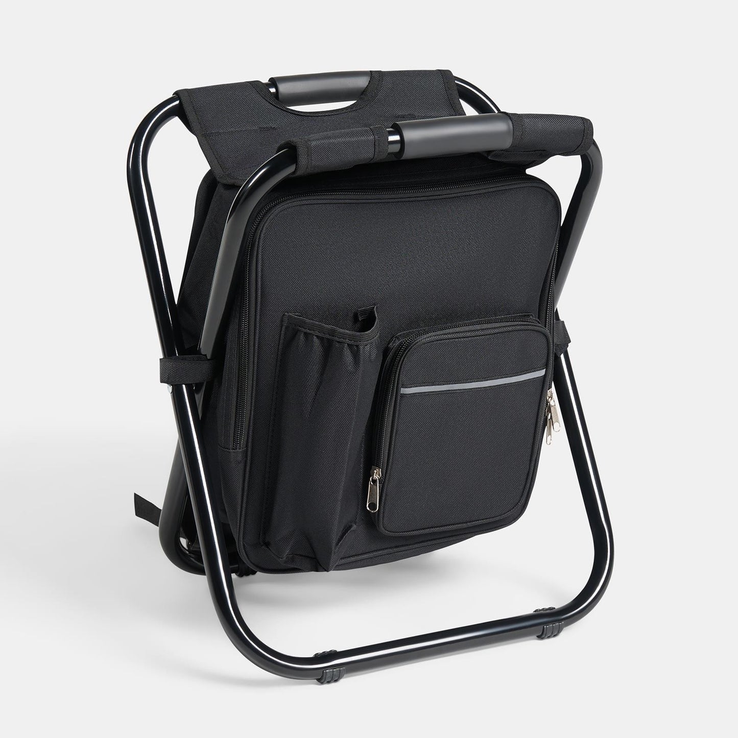 OHS 3-in-1 Camping Backpack Stool Cooling Bag Chair Folding Rucksack Seat