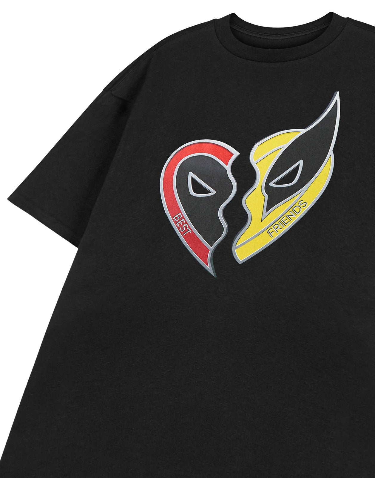 Marvel Short Sleeved T-Shirt | Mens Black | Official Merch