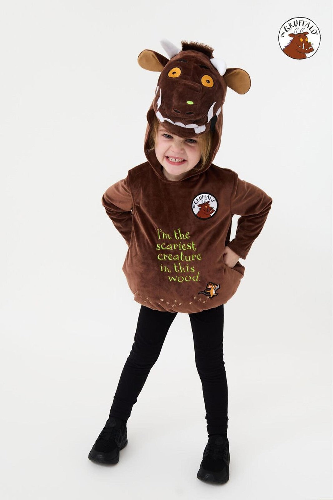 Gruffalo & Friends 2 Piece Costume | Unisex Kids Brown | Official Merch