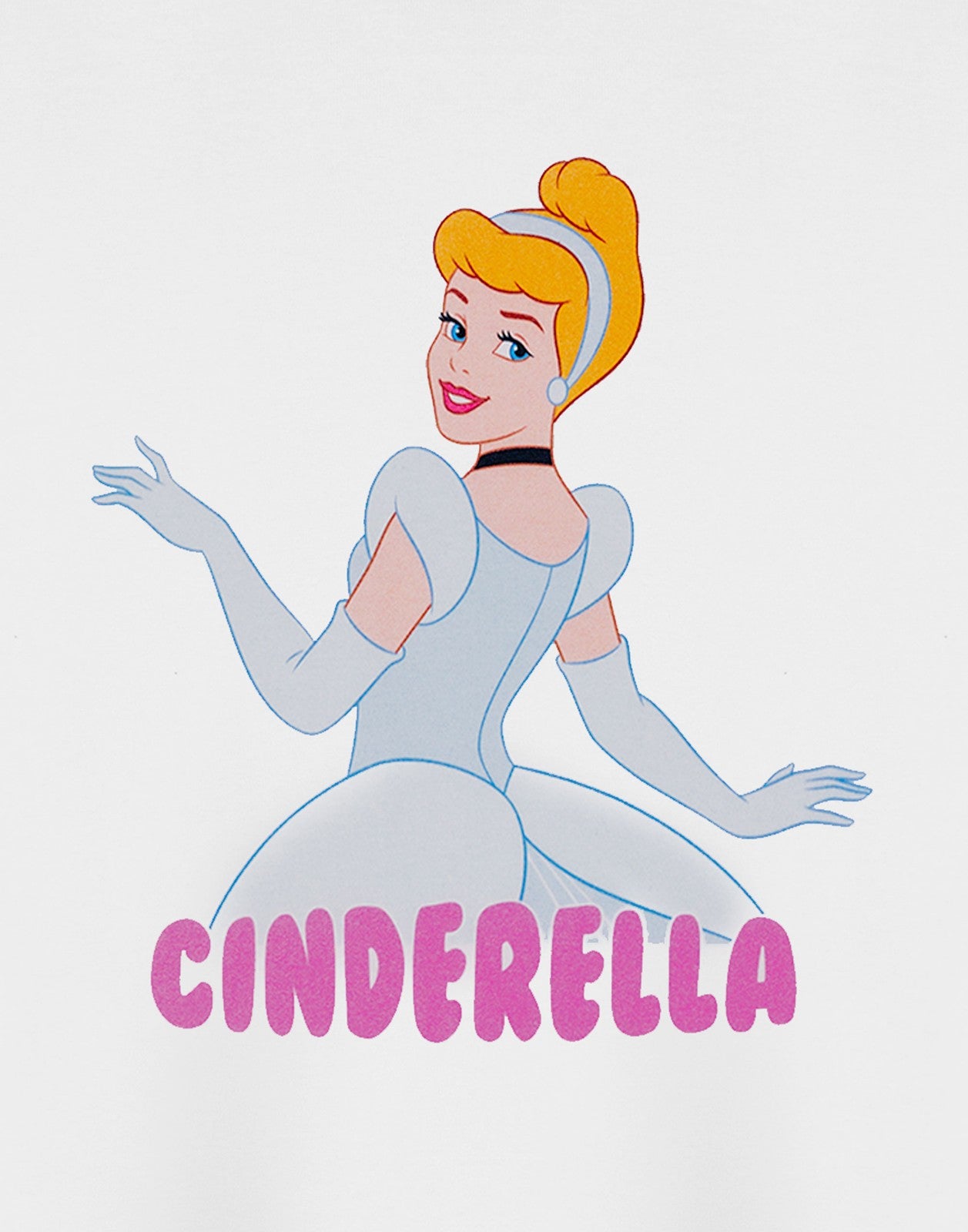 Disney Short Sleeved T-Shirt | Girls White | Official Merch