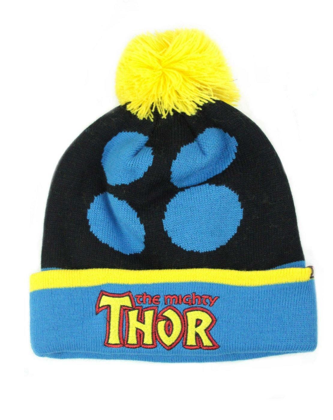 Marvel Bobble Hat | Unisex Black | Official Merch