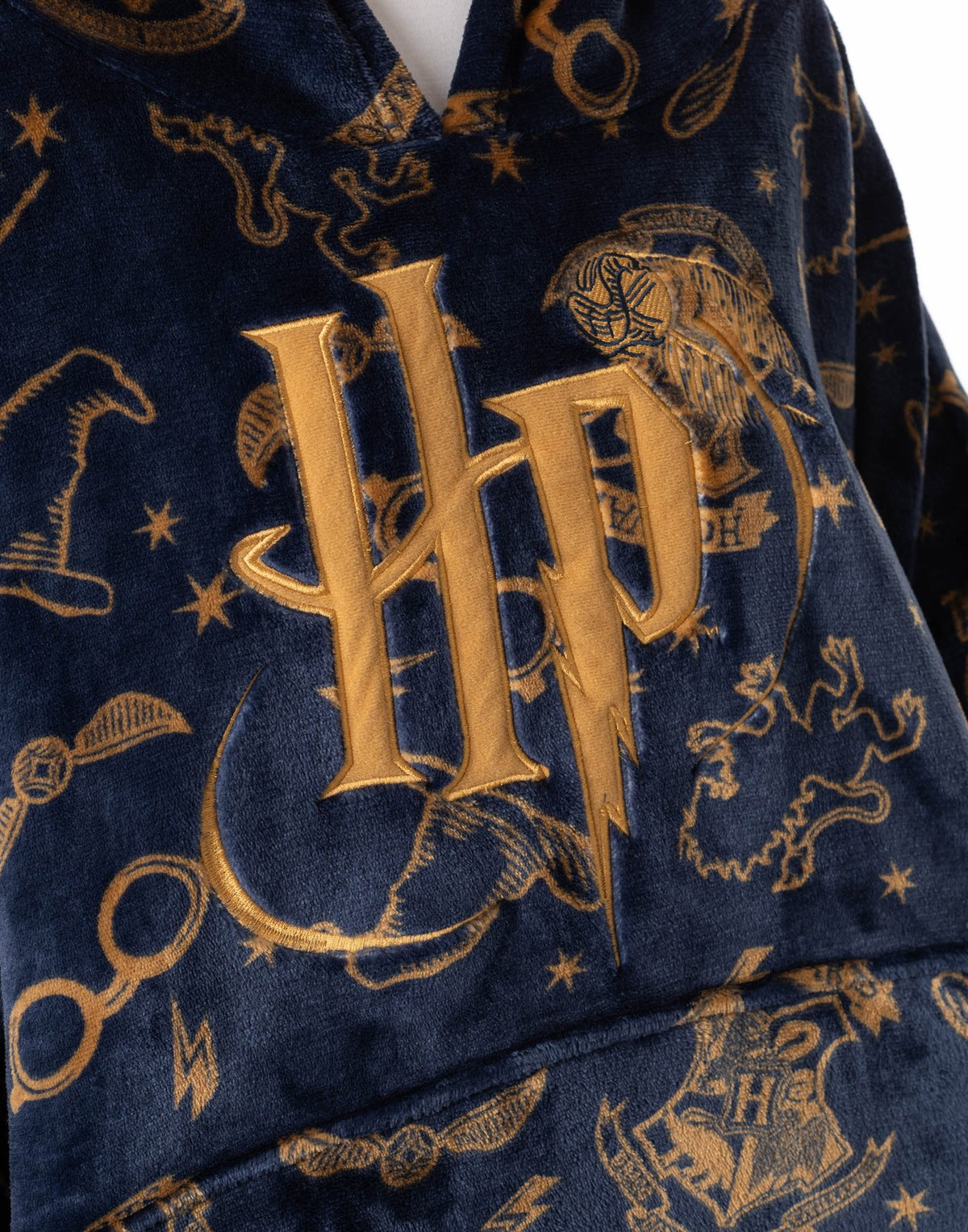 Harry Potter Blanket Hoodie | Womens Navy | Official Merch