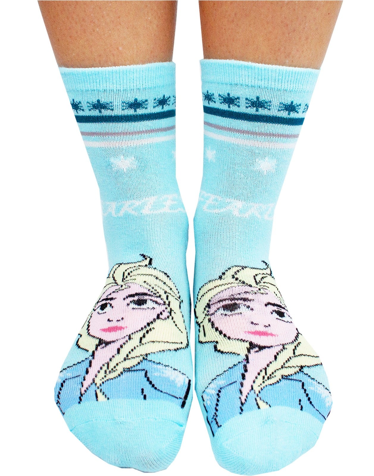 Disney Calf Socks Set of 3 | Unisex Kids Blue | Official Merch