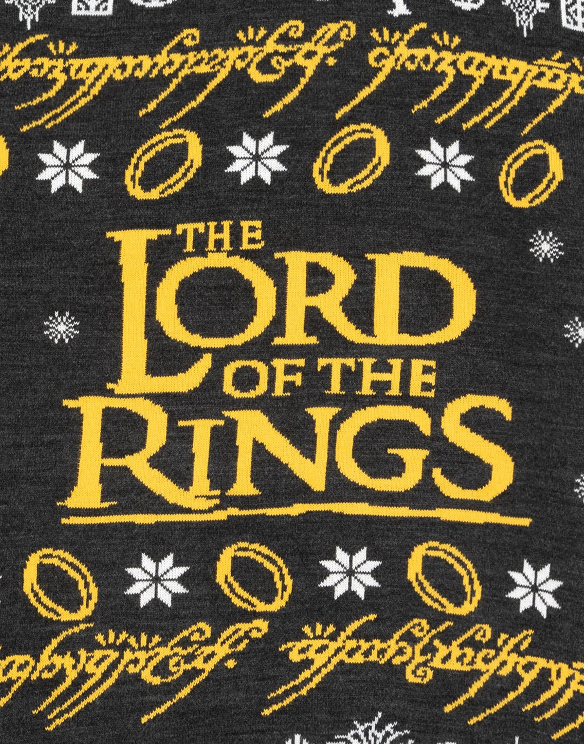 Lord Of The Rings Jumper | Mens Black | Official Merch