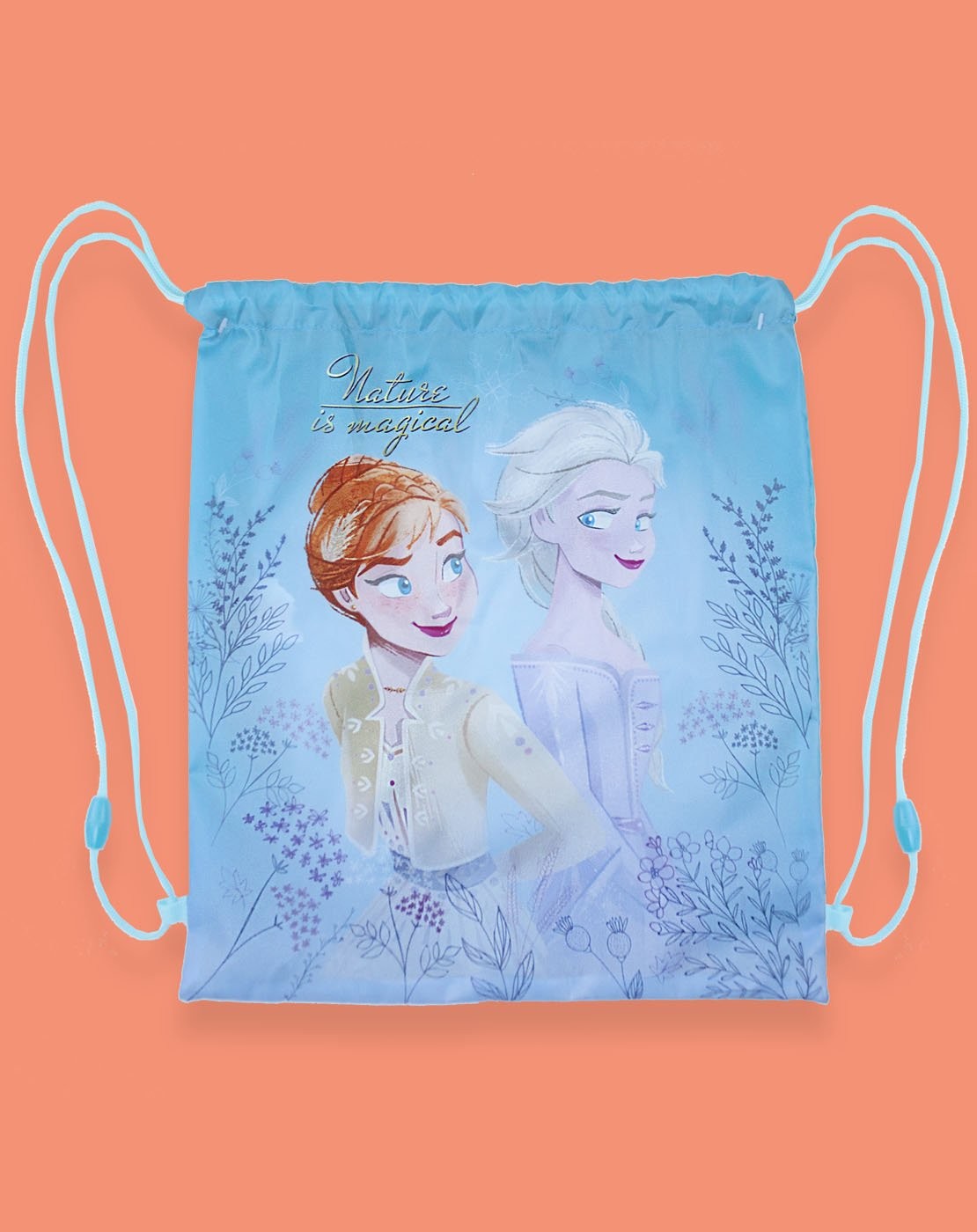 Disney Drawstring Bag | Unisex Kids Blue | Official Merch