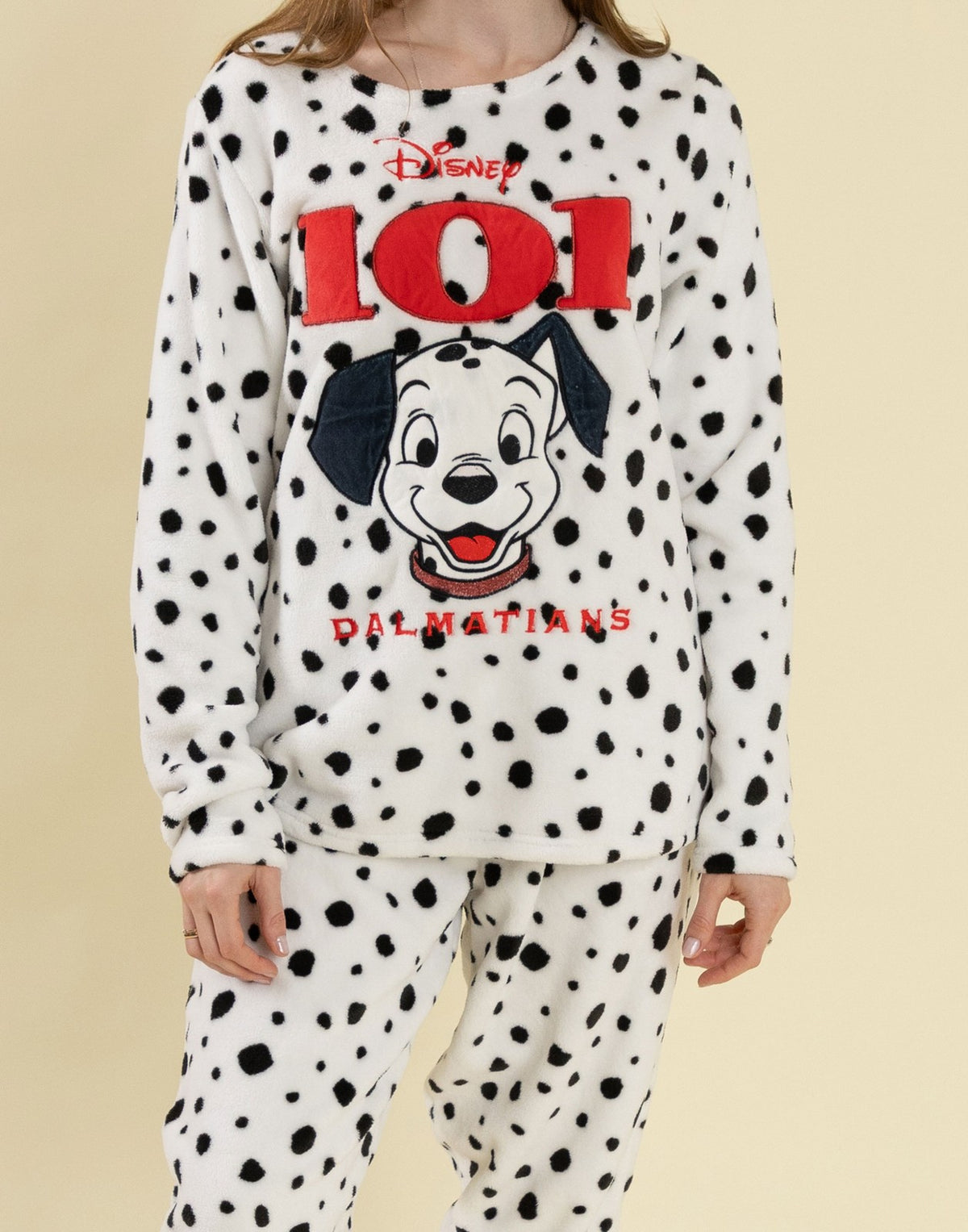 Disney Long Sleeve Long Leg Pyjama Set | Womens White | Official Merch