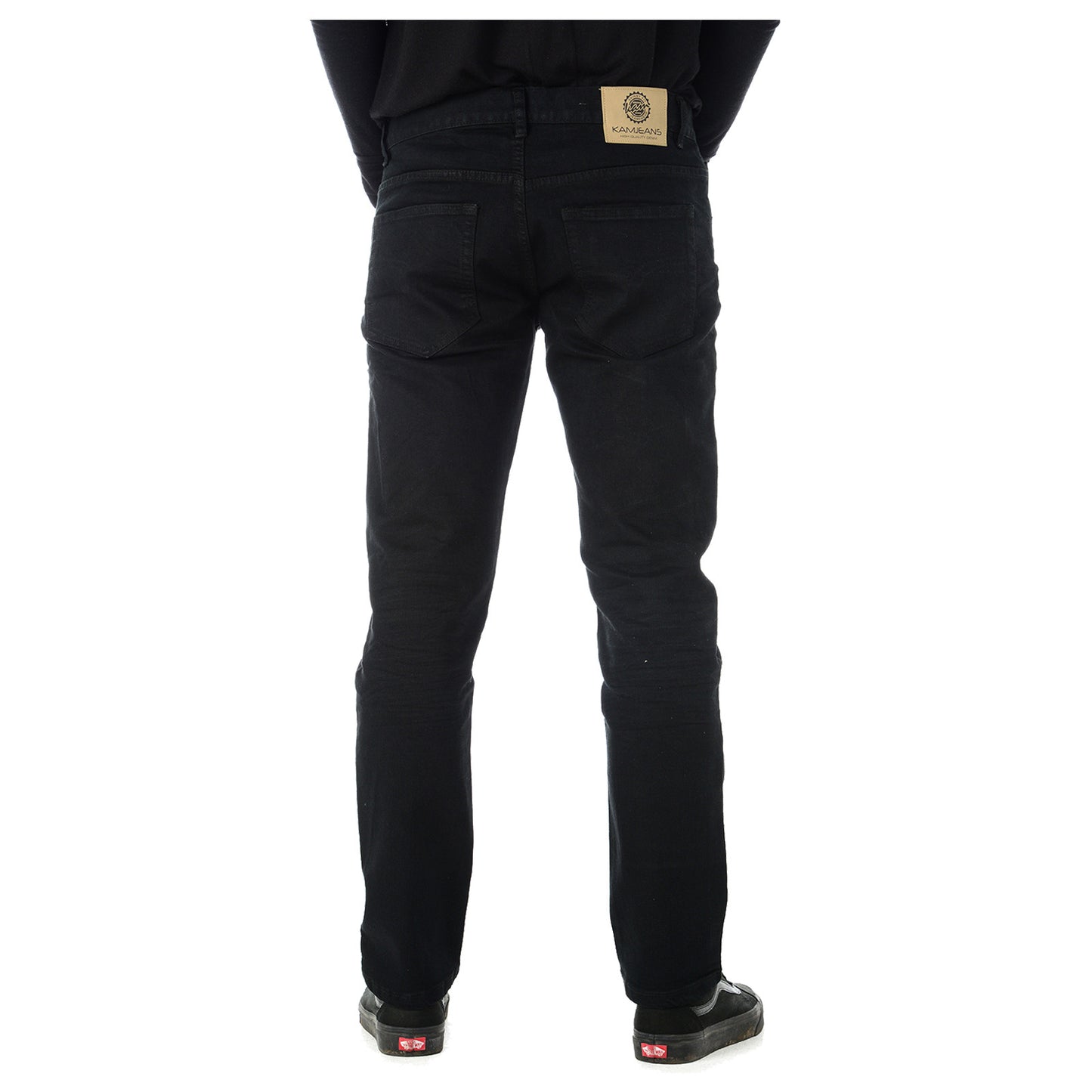 MENS SLIM FIT DENIM JEANS BOYS SKINNY STRETCH SMART CASUAL STRAIGHT LEG TROUSERS