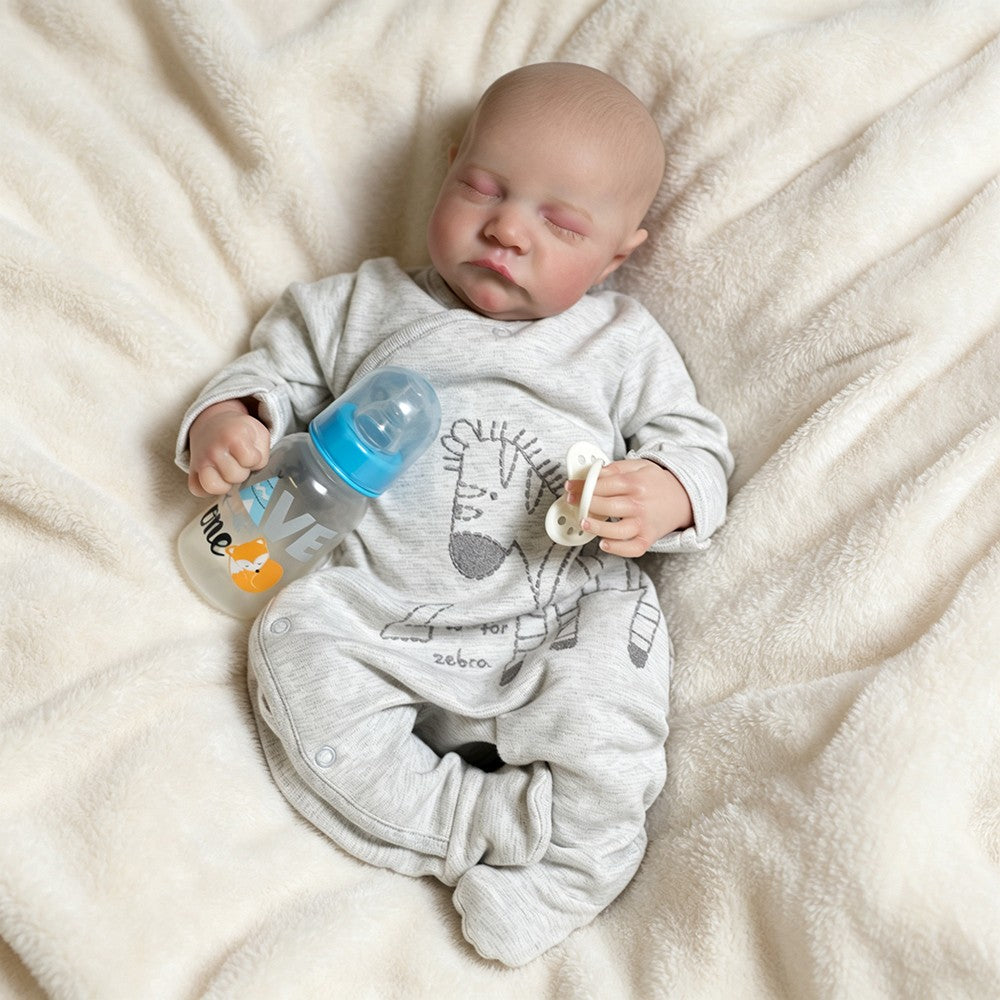 Realistic Reborn Dolls Soft Newborn Baby Boy Handmade Real Life Doll Babies Gift