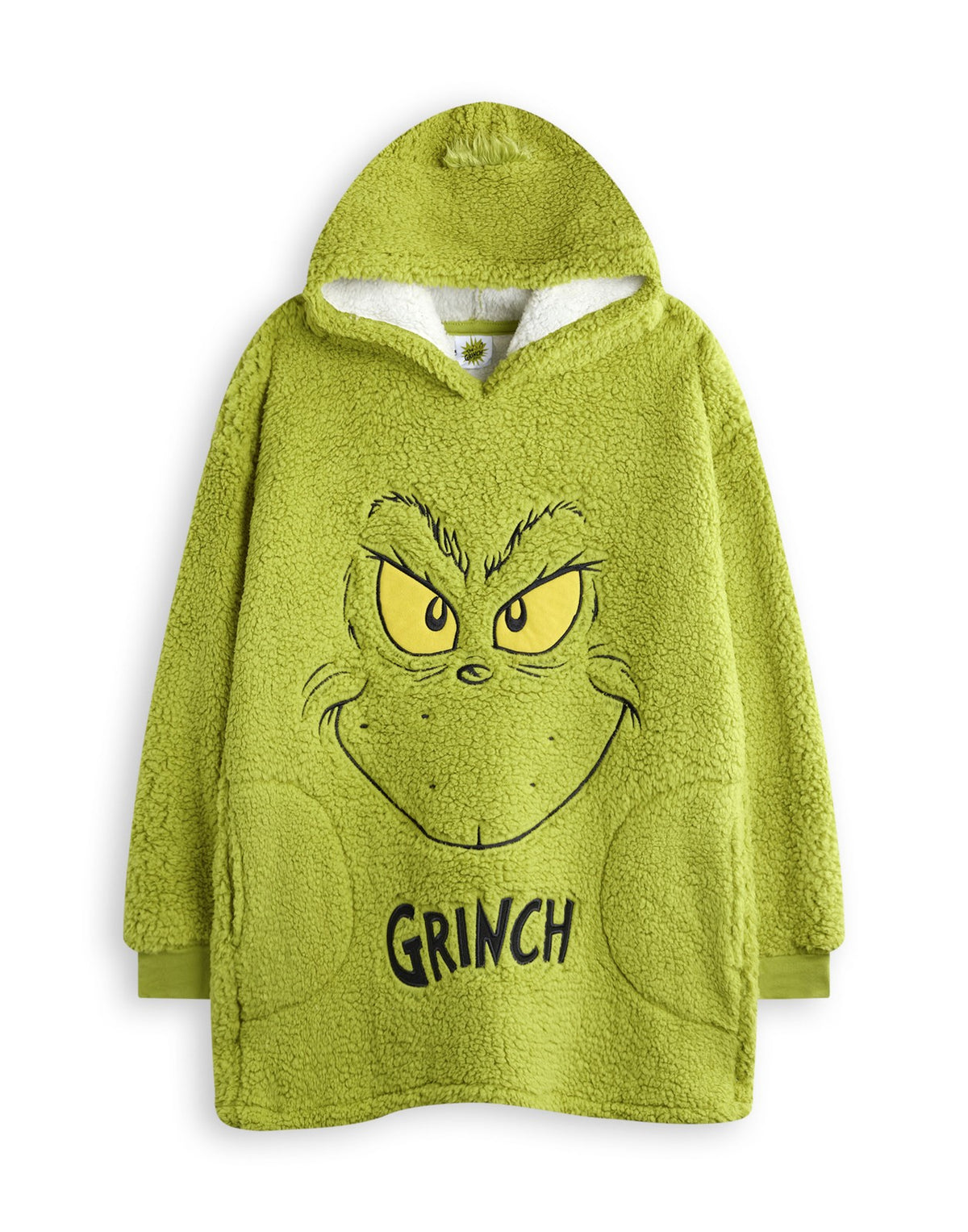 The Grinch Blanket Hoodie | Unisex Kids Green | Official Merch
