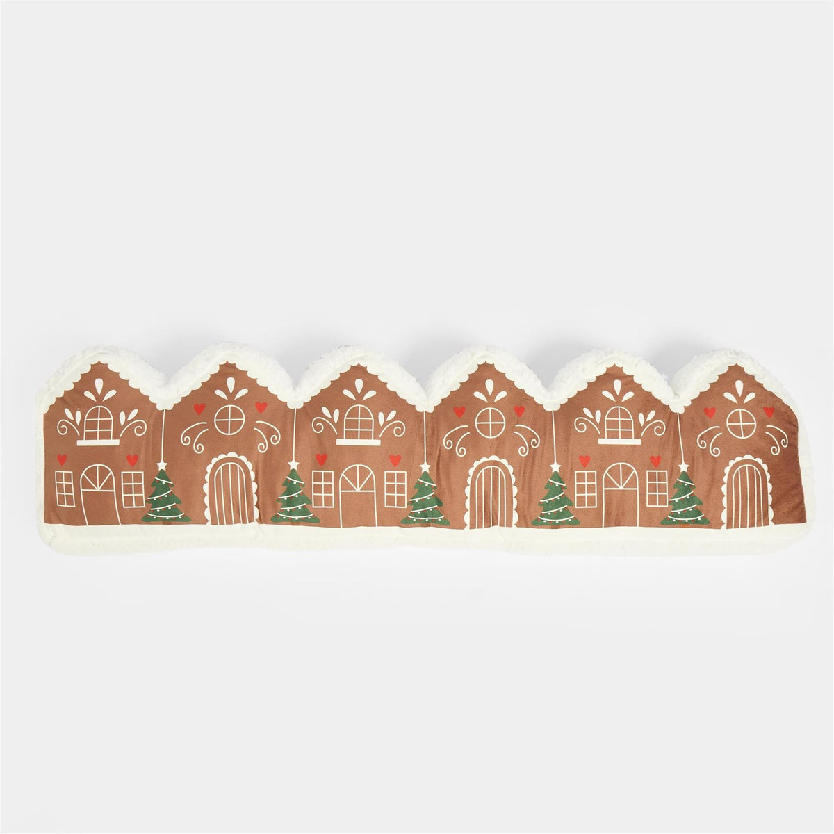 OHS Gingerbread House Draught Excluder Xmas Draft Wind Blocker Door Stopper