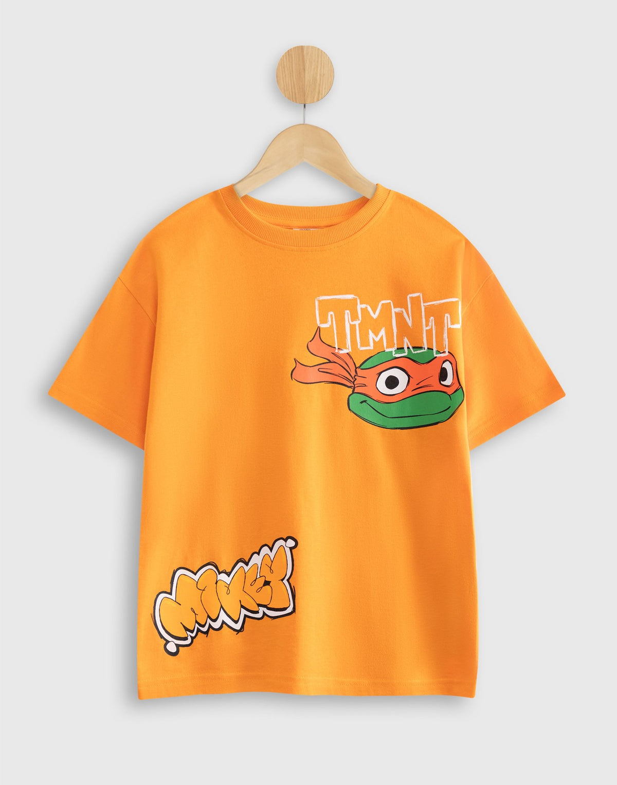 Teenage Mutant Ninja Turtles Short Sleeved T-Shirt | Boys Orange | Official Merc